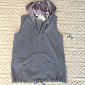 Vintage Chikklee Paris Womens Size L Gray Hoodie